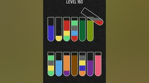 Water Sort Puzzle Level 193 | Level 193