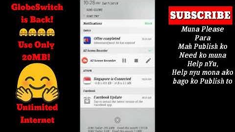 Globe Switch is Back! 100% Working! Use Only 20mb to Stream Movies until End(trailer)