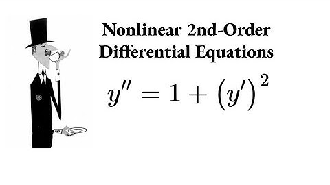 Solve the nonlinear 2nd-order differential equation y