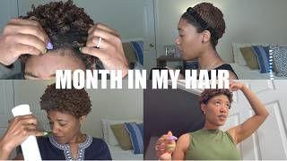 A Realistic Month of Wash Days on Natural Hair