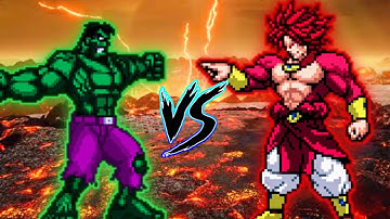 Hulk V2 VS Broly SSJ4 LB in Jump Force Mugen 😱