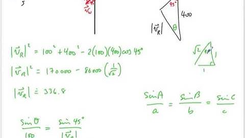 MCV4U - Velocity Vectors