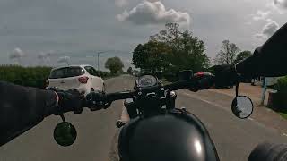 Ride With Me - Awesome Sounding Triumph Bobber - Vance & Hines Decat X-pipe - Raw Audio - ASMR