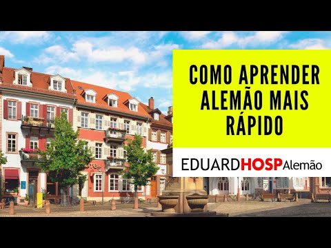 Vídeo: Como Aprender Alemão Mais Rápido