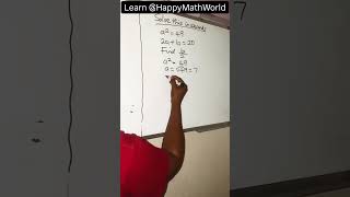 How to Solve This algebraic square Math Puzzle? Grade 4–5 Algebra Trick #learnmath #education