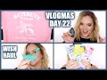 VLOGMAS DAY 22 | HUGE WISH HAUL + I don&#39;t know what day it is..