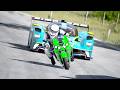 Kawasaki ZX-14R vs 24 Hours of Le Mans Prototypes at Old Spa