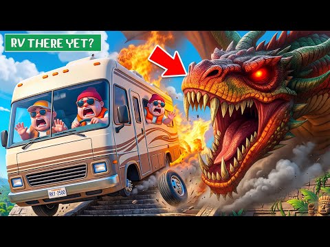 ДОМ НА КОЛЕСАХ vs ДРАКОН! ФИНАЛ НОВОЙ КАРТЫ ДЖУНГЛИ В RV THERE YET #5
