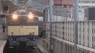 EF64-1030+E26系(カシオペア客車)12B 団臨「カシオペア紀行 甲府行」 南千住駅通過