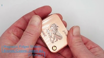 Magnetic Fidget Slider Bronze/Copper Jokers 2