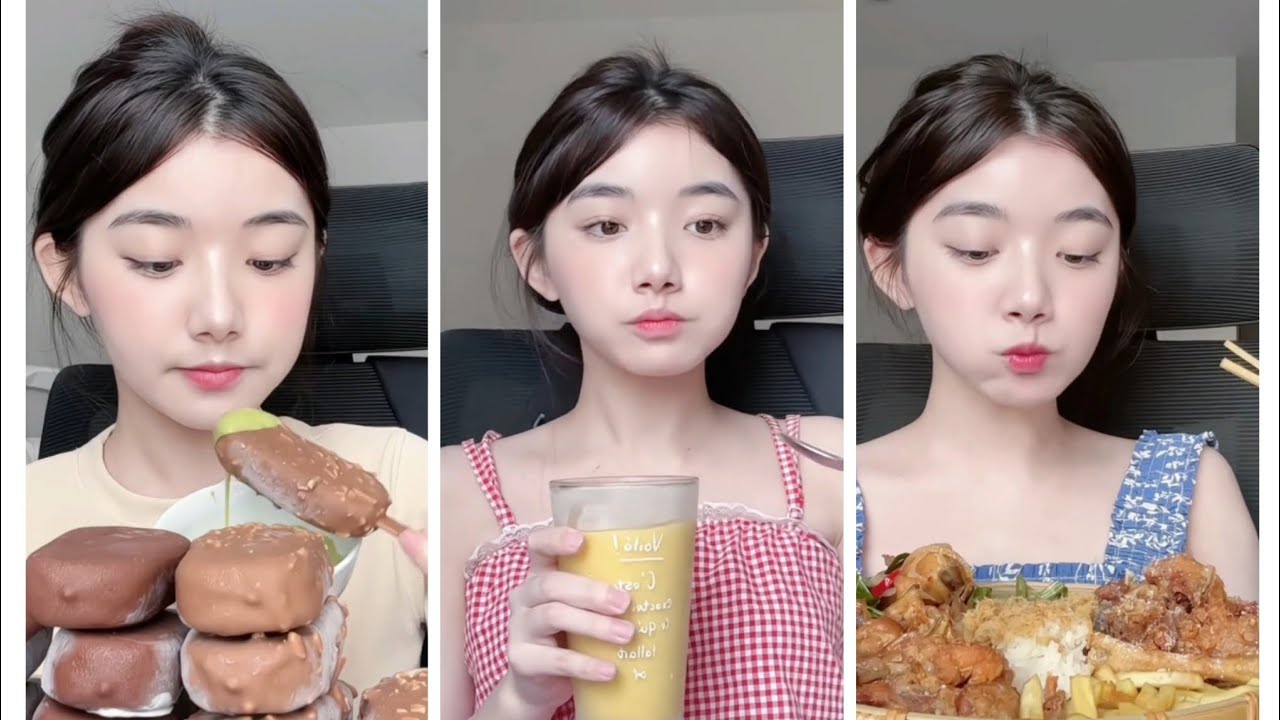 ~~ Ăn cả thế giới cùng Quynh Truong^^ || Tiktok 🥯🍦🥝🍗🍉🍜