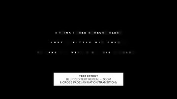 Sony Vegas ‣ Blurred text reveal using ProType Titler Presets [Version 2]