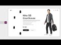 Adobe XD Web Design Tutorial | Product Page Animation