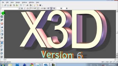tutorial de texto 3D en Xara 3D
