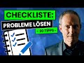 20 Tipps: So lÃ¶st Du JEDES Problem - Die ULTIMATIVE Checkliste