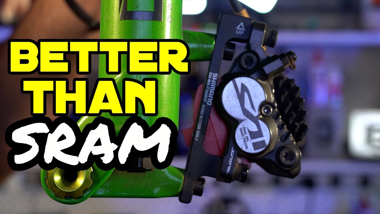 Not a fan of the SRAM Modulation? - Shimano Saint Brakes - YouTube