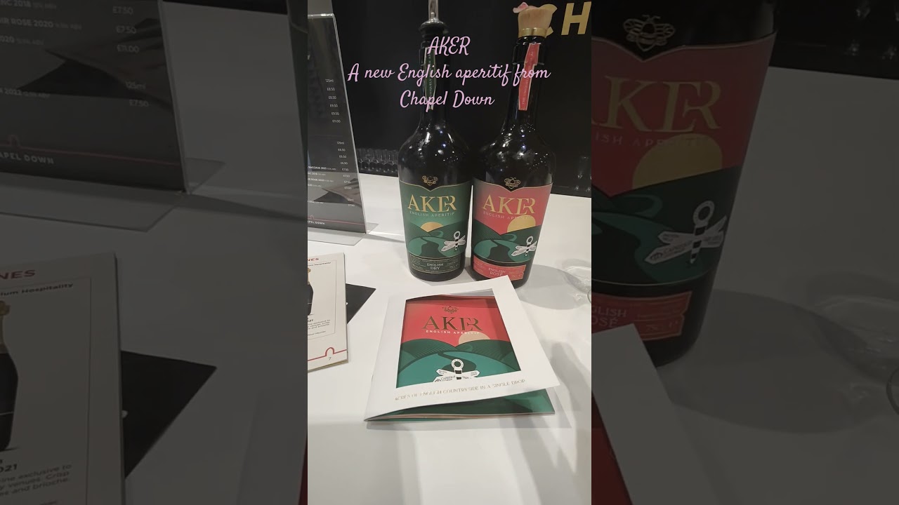 A new aperitive from Chapel Down Kent.AKER!