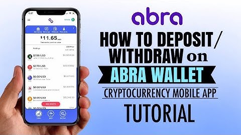 How to DEPOSIT or WITHDRAW crypto on (NEW) Abra Wallet App | Tutorial