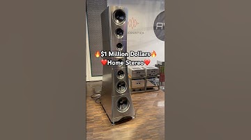 $1 Million ⚙️ HighEnd Home Stereo Sound System 🔊 Audiophile HiFi HiEnd Luxury Speaker Setup #hiend