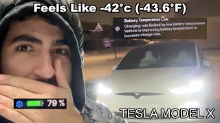 Leaving my Tesla Unplugged Overnight: Extreme Cold Warning!