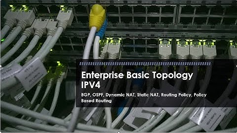 MSN - Enterpise Design 1 WAN Configuration BGP, Default Route, Routing Policy