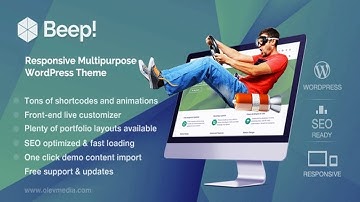 Beep! — Responsive Multi-Purpose Wordpress Theme Free Download