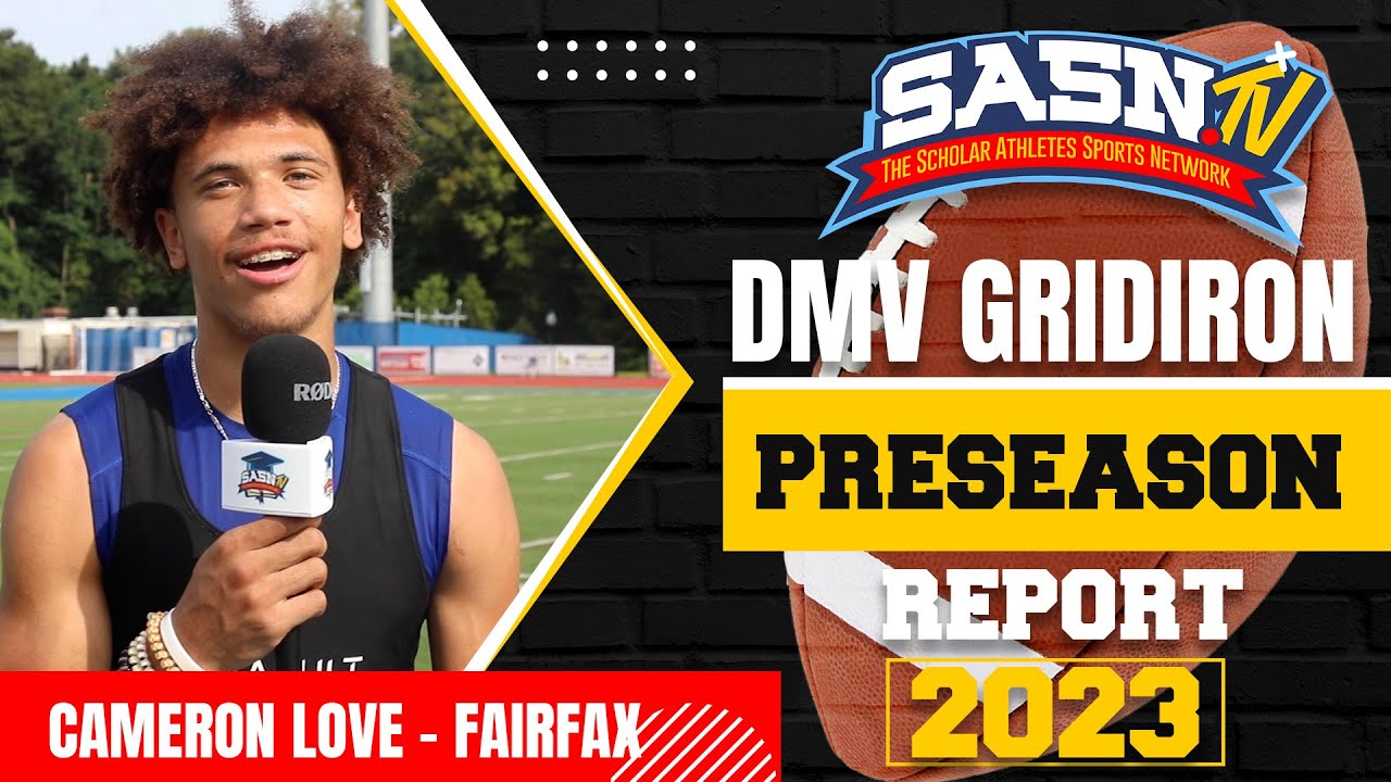 DMV Gridiron Interviews Wide Receiver Cameron Love YouTube