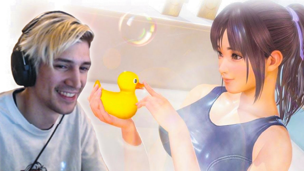 vr kanojo 18  New Update  xQc plays VR Kanojo (with chat)