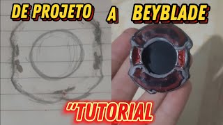 Tutorial de beyblade caseiro do meu sistema De projeto a beyblade "SIMBORA"