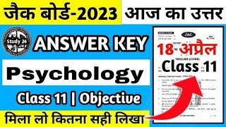 Class 11 Psychology Answer Key  2023   Jac Board Class 11 Psychology Answer Key Solutions