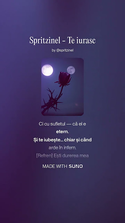 Spritzinel - Te iurasc