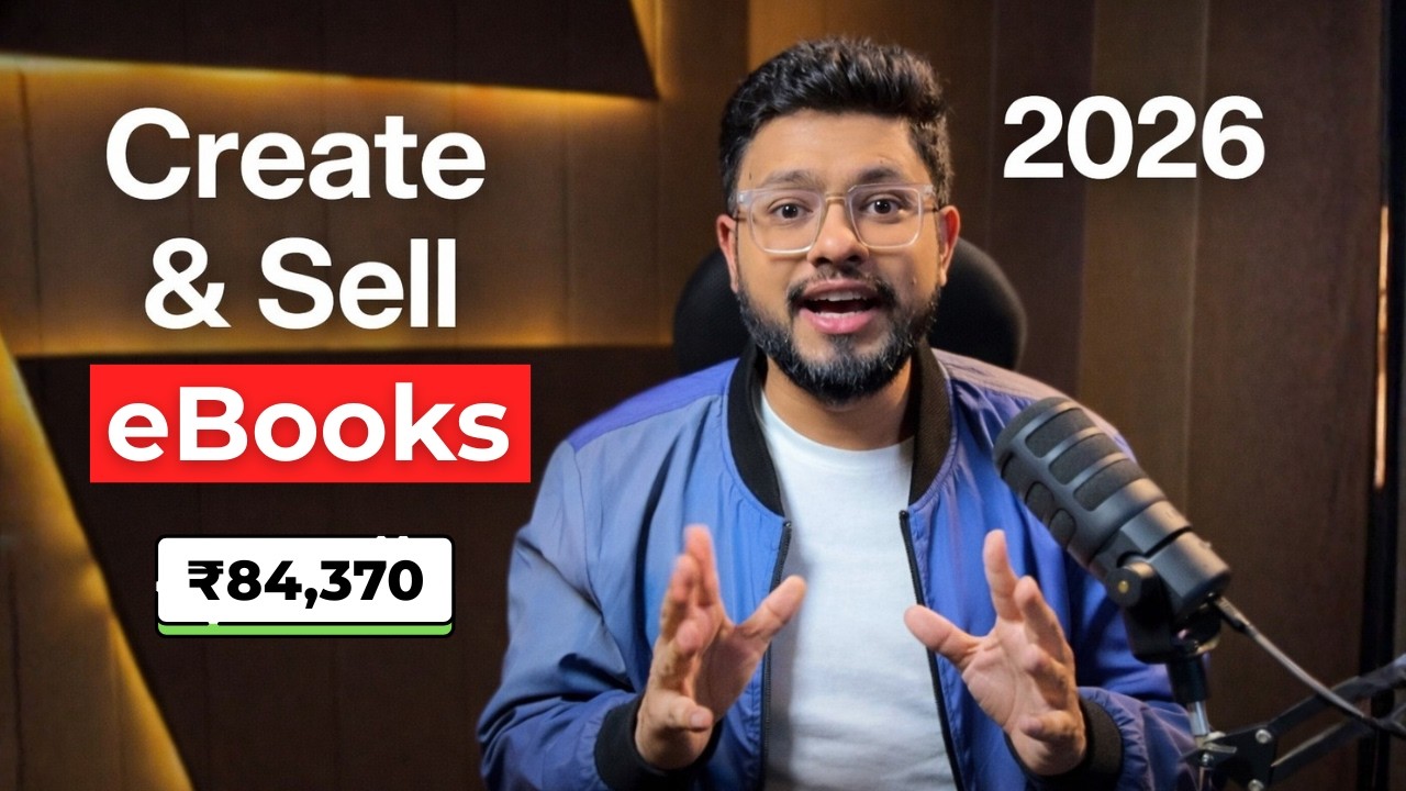 How to Create an Ebook & Sell It Online in 2026 (Complete Roadmap for Beginners)