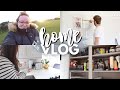 HOME VLOG! 🏡 kitchen styling & organising • inside cupboards & new art • home organising hacks! 🖼 AD