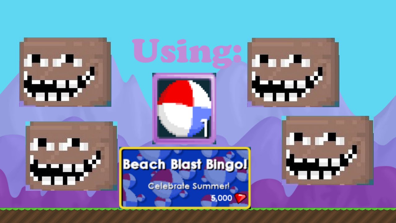 Growtopia Using Beach Blast! IncendiaryGT YouTube