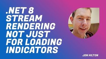Stream Rendering in .NET 8 - Not just for loading indicators