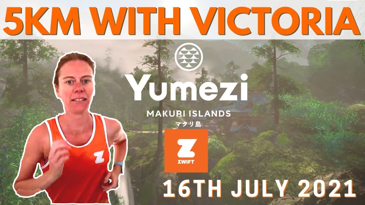 Zwift Run Live –  Easy 5km with Victoria