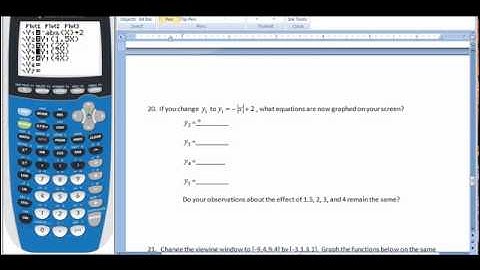 College Algebra--Section 2.5: Horizontal Stretch and Shrink