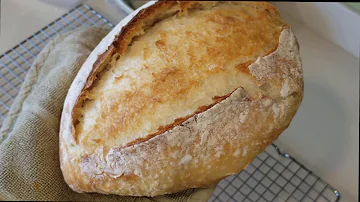 Erin's Country White No Knead Artisan Bread