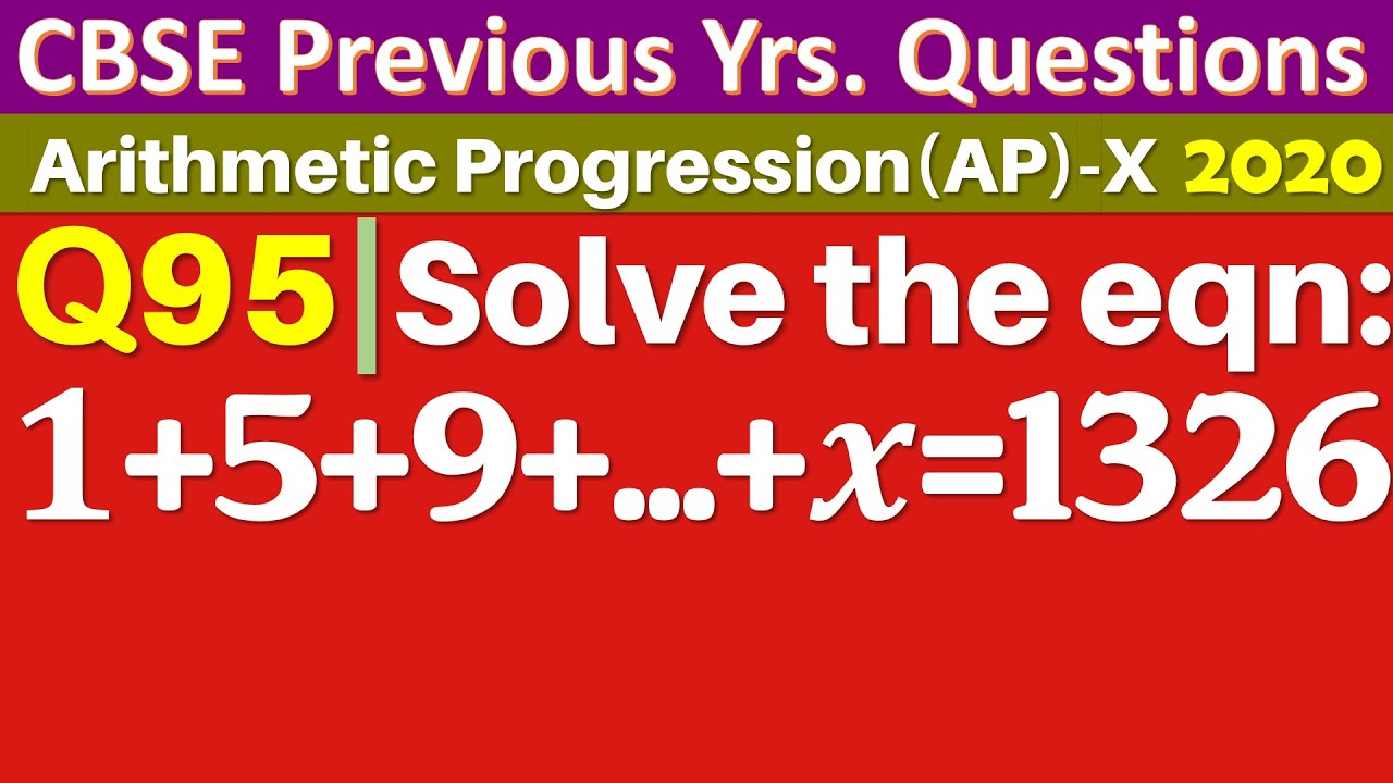 q95-solve-the-equation-1-5-9-13-x-1326-youtube