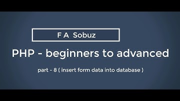 part --  8 [ insert form data into database ]