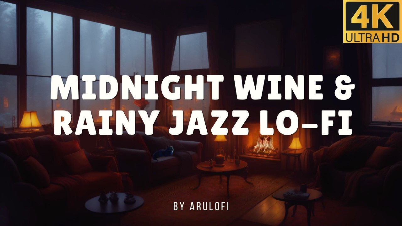 Rainy Jazz Lo-Fi ☕ 2 Hours of Cozy Café Beats for Study & Relax 8K Music