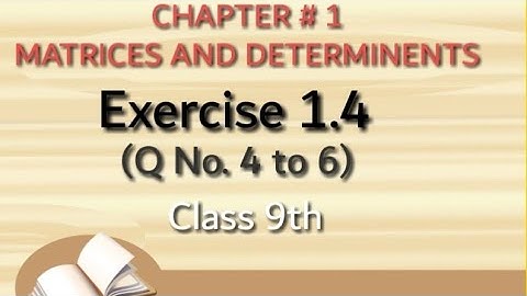 class 9th||Exercise 1.4||chapter # 1