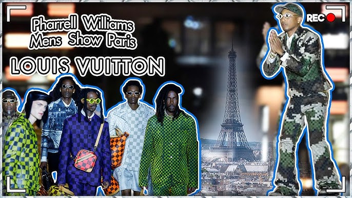 Pharrell Williams puts on a show for Louis Vuitton at Paris Fashion Week