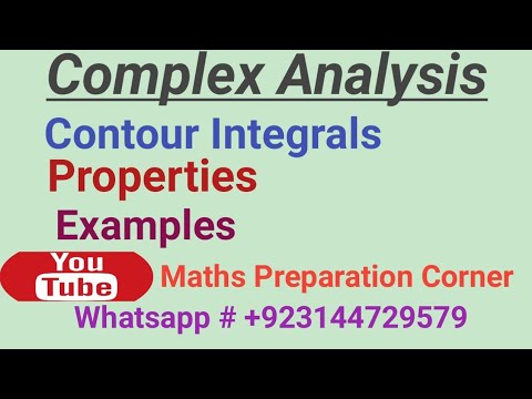 Contour Integrals and their properties with examples in complex Analysis.