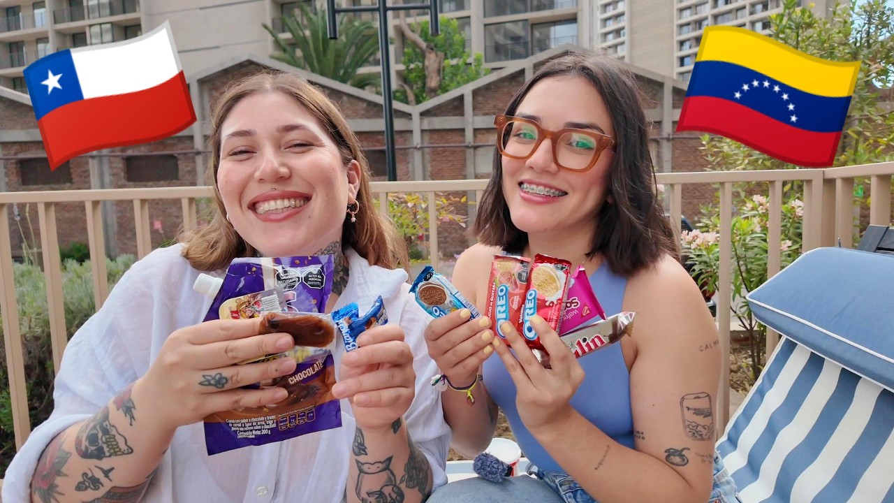 CHILENA prueba dulces VENEZOLANOS - ¿Son muy malos? 😳🤢