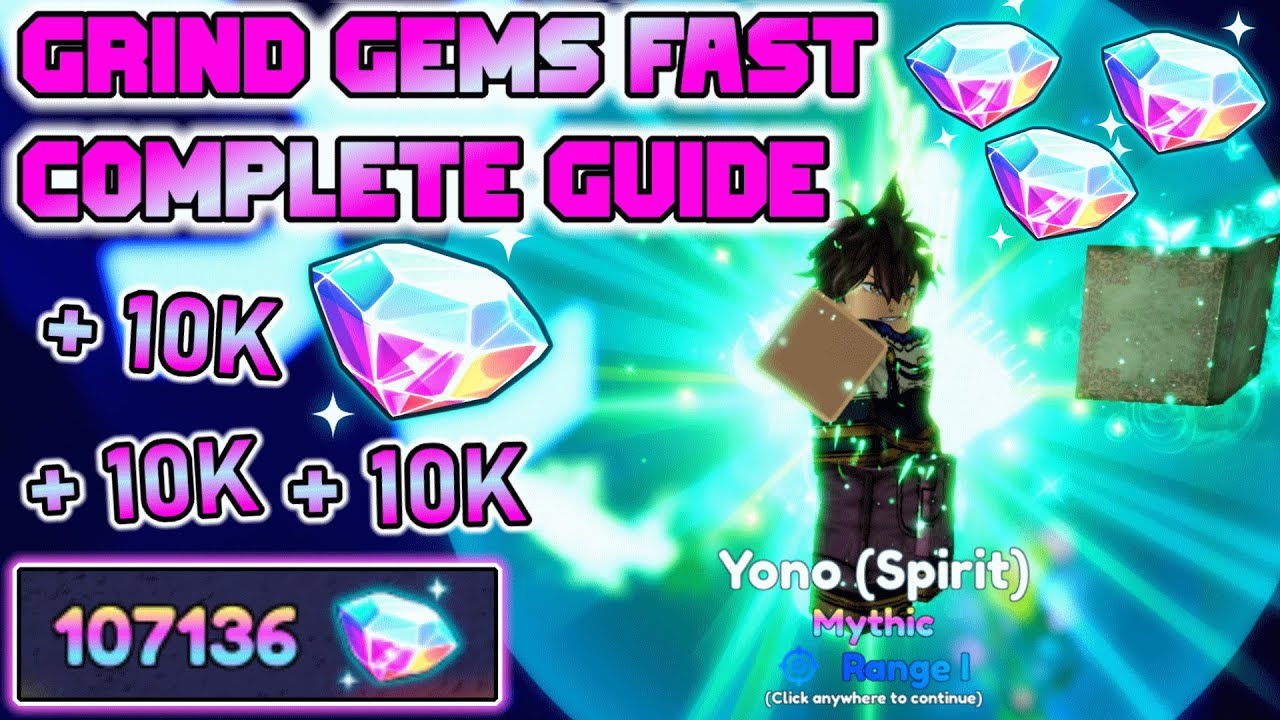 BEST WAYS TO GET GEMS IN ANIME ADVENTURES! #roblox #fyp #anime