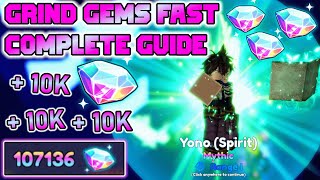 HOW TO GRIND GEMS FAST IN ANIME ADVENTURES | MAXIMIZE THE GEMS YOUR GETTING DAILY | ROBLOX