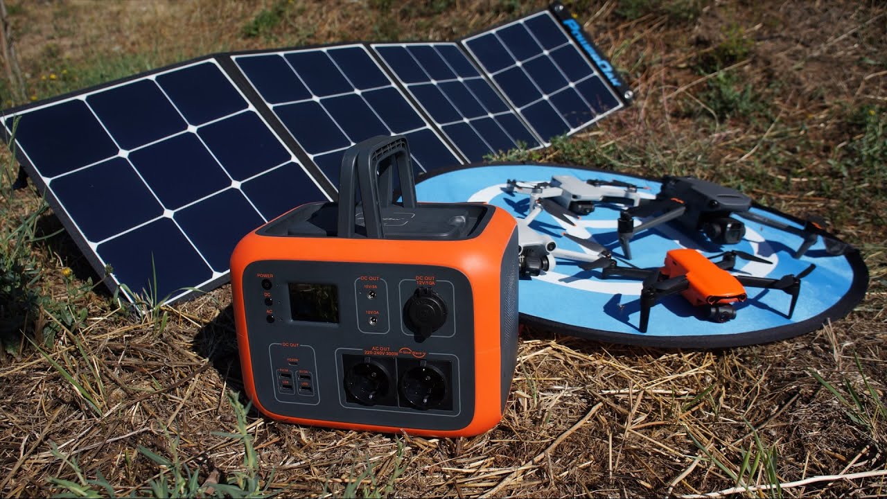 Energia ovunque per il tuo drone, e non solo. Power Station Bluetti AC50S con  pannelli solari 