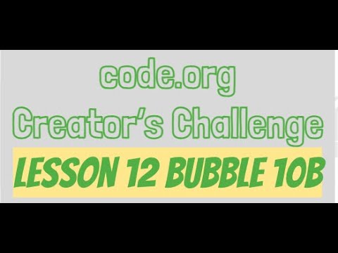 code.org Lesson 12: Creator's Challenge
