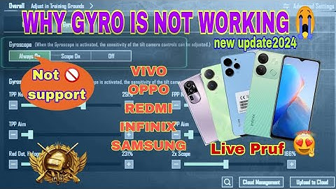 BGMI GYRO NOT WORKING🤔 | BGMI GYRO PROBLEM | VIVO,OPPO, POCO,MI | @Victor4IsLive  live show